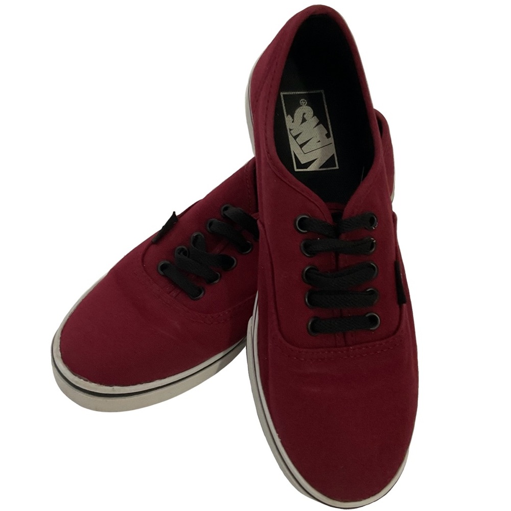 Vans Authentic Lo Pro Tawny Burgundy Lace Up White Sole Port Shoes 4.5 M / 6.0 W